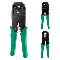 Pince à sertir réseau RJ45 RJ12 RJ11 pour câbles ronds et plats, dénudeur de câbles téléphoniques, outil de sertissage pour câbles réseau informatique LAN CAT5 CAT6