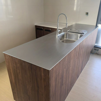 Plan de travail modulaire en acier inoxydable 304 de qualité alimentaire pour cuisine, table de préparation, comptoir de salle à manger, restaurant, hôtel, bar, cantine
