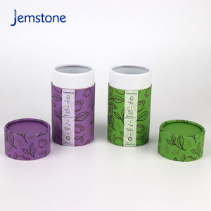 Impreso Envasado de alimentos Café Grano Hoja de té Bolsa de té Tubo de papel Condimento Especias Snack Cake Nut Cilindro de cartón Kraft - Product Image 2