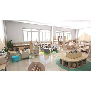 Moetry, <span class=keywords><strong>casa</strong></span> <span class=keywords><strong>de</strong></span> <span class=keywords><strong>lectura</strong></span> <span class=keywords><strong>de</strong></span> madera contrachapada duradera, muebles creativos <span class=keywords><strong>de</strong></span> <span class=keywords><strong>biblioteca</strong></span> para niños para guardería Montessori, centro <span class=keywords><strong>de</strong></span> alfabetización para guardería - Product Image 6