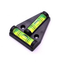 Niveau à bulle REALMAX horizontal en plastique mini type T, niveau triangulaire de type T, niveau de mesure, niveau à bulle, inclinomètre