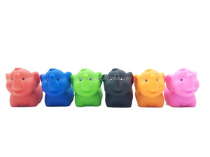 Nouveau design personnalisé, porte-clés drôle en forme <span class=keywords><strong>d</strong></span>'<span class=keywords><strong>éléphant</strong></span> multicolore qui fait des bruits, pour les enfants de 6 ans et plus - Product Image 2