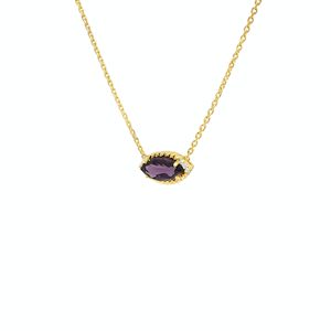 18K oro amarillo geométrico brillante corte diamante Vintage vacío colgante collar montaje Unset listo para piedras preciosas joyería fina - Product Image 2