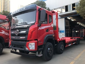Construction <b>Machinery</b> Lowbed Trailer 3/4/5 Axle 40ft Lowbed Semi-Trailer Container Trailer Flatbed for Sale - Product Image 2