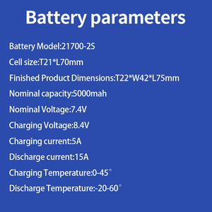 แบตเตอรี่ลิเธียมโซลิดสเตตคุณภาพสูง Blusenergy 7.4V 20000mAh LiFePO4 แคโทดความหนาแน่นพลังงานสูง แบบซอฟต์แพ็ค 800-1000 21 - Product Image 2