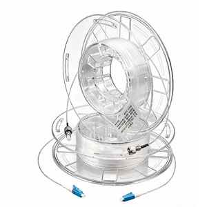 Cable de Fibra Óptica Invisible G657A2 0.9mm con Cubierta de PVC, Monomodo LC FC Transparente para Uso en Interiores - Product Image 4