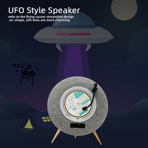 UFO forme HiFi qualité sonore bidirectionnel <span class=keywords><strong>Bluetooth</strong></span> 5.3 4000mAh Rechargeable nostalgique musique Album lecteur <span class=keywords><strong>CD</strong></span> <span class=keywords><strong>Portable</strong></span> - Product Image 2