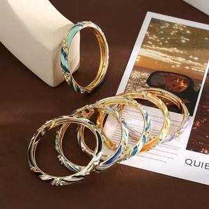 Bestseller Enamel Drop Glaze <b>Bracelet</b> Is Creative, High-end Fashionable and Versatile the Design of the <b>Bracelet</b> Is Geometric - Product Image 1