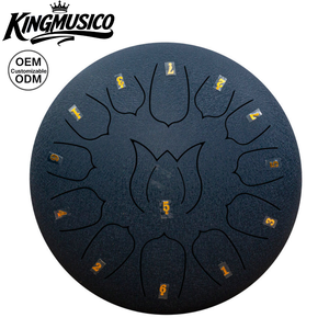 Tambor de Lengüeta de Acero de 12 Pulgadas y 13 Notas |   Tambor <span class=keywords><strong>Zen</strong></span> Estilo Handpan para Niños y Adultos |   Instrumento Musical de Meditación al por Mayor - Product Image 1