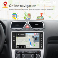 Autoradio 7'' Lecteur MP5 de voiture Carplay Android Auto pour Toyota/Corolla GPS FM BT USB avec télécommande + micro