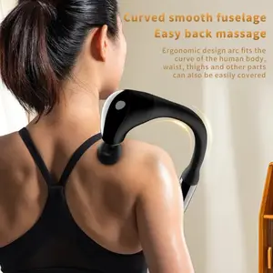 Hot Products 2024 Custom Massage Gun Rotating Handheld Massager Hook Massage Gun Deep Tissue Handheld Electric Muscle