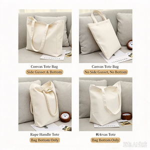 Bolsa de Lona en Blanco al por Mayor de Fábrica – Bolsa de Compras de Algodón Ecológica con Logotipo Personalizado, Bolso de Material Sostenible OEM/ODM - Product Image 4