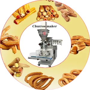 High quality encrusting and filling machine for churros kibbeh croquette maker