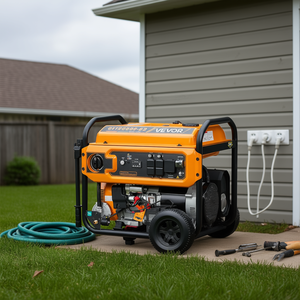 Generador Portátil de Combustible Dual Vevor, 13500W Pico, Arranque Eléctrico, 120V, Respaldo Doméstico con Sensor de CO - Product Image 2