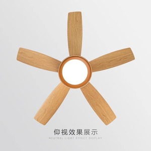 Modern Minimalist <b>Ceiling</b> <b>Fan</b> Light With Led Integrated Silent For Living Room And Dining Room Fixed Blade 50000 Hours Lifespan - Product Image 2