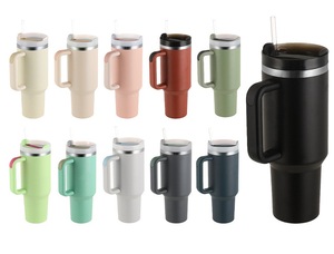 Gran oferta, artículos en stock, vaso de viaje de aventura de 40oz aislado al vacío de acero inoxidable con asa - Product Image 4