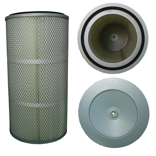 High Quality Dust Polyester Filter Cartridge Canister Dust Filter Industrial Dust Collectors PTFE Dust Collector Filter element