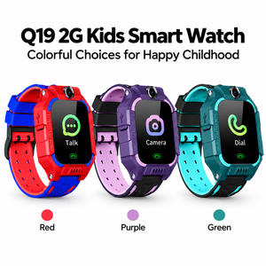 Montre connectée Android Q19 pour enfants, 4G GPS, double carte SIM, écran OLED, appel vidéo SOS, suivi d'activité, paiement, étanche, en caoutchouc et plastique, fonction réponse - Product Image 3