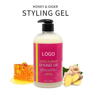 <span class=keywords><strong>Gel</strong></span> para Estilismo <span class=keywords><strong>de</strong></span> cabello para mujer, <span class=keywords><strong>Gel</strong></span> para estilizar el cabello, con <span class=keywords><strong>rizos</strong></span> mejorados <span class=keywords><strong>de</strong></span> 384ml, fórmula <span class=keywords><strong>de</strong></span> retención <span class=keywords><strong>de</strong></span> humedad OEM, miel y jengibre - Product Image 2