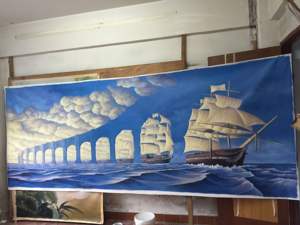 Pinturas al óleo pintadas a mano sobre lienzo, pintura personalizada, retrato personalizado, pintura al óleo de fotos, artes de pared para decoración para sala de estar - Product Image 6