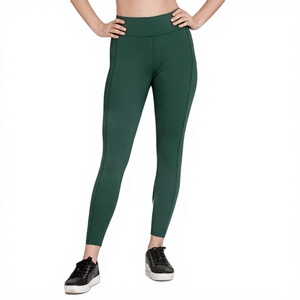 Great Fit Sports Women High Waist Breathable Solid Workout Spandex/Polyester Seamless Anti-Bacterial Thin <b>Leggings</b> Yoga Pants - Product Image 1