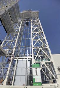 Elevador de construcción resistente Carga de 3,2 toneladas, altura de 150m, estructura reforzada, para grandes proyectos de infraestructura - Product Image 5