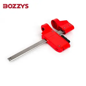 BOZZYS 3 Sizes Hardened Steel Blind Flange Lockout Device For Industrial Safety With 4 Lockout Holes