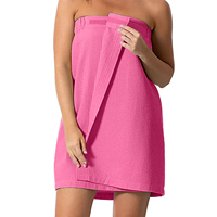 Serviette de bain ajustable et personnalisable en coton gaufré brodé pour femme, antimicrobienne et écologique, idéale pour le spa et la douche