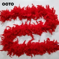 80G 2M Carnaval Party Events Décoration Turquie Chandelle Plume Boas DIY Couture Artisanat