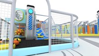 Aire de jeux intérieure haute énergie, terrain de combat Ninja, aménagement clé en main, usine source