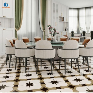 Nuevo Producto: Baldosa de Porcelana Mate Antideslizante 800x800mm con Patrón Floral de Trébol <span class=keywords><strong>para</strong></span> Suelos de Sala de Estar Blaze Build - Product Image 4