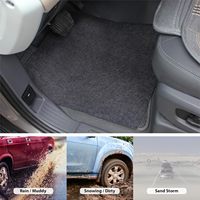 30 tapis de sol jetables pour voiture, tapis de voiture jetables en feutre gris, protection temporaire universelle pour voiture, SUV, camions