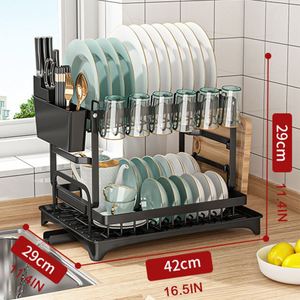 Égouttoir de cuisine durable en gros pour assiettes, couteaux, cuillères et fourchettes – Organisation de la cuisine - Product Image 3
