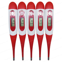 Huuan produk populer warna baru perlengkapan medis termometer Digital Digital ketiak mulut fleksibel demam bayi dewasa secara klinis