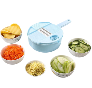 Cortador de verduras manual ecológico y cortador de fruta de patata, rebanador de paja de trigo de cocina con logotipo personalizado - Product Image 3