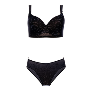 Costume da bagno intero HDJ taglie forti con controllo pancia, vita alta, scollo a V profondo, stampa glitterata con paillettes, da donna SQ69020 - Product Image 1