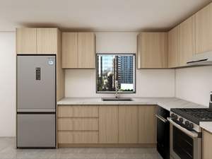 Gabinete de Cocina Multifuncional Zofa de Diseño Tradicional en Madera, Listo para Armar, Gabinete de Cocina de Alta Calidad - Product Image 3