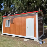 Abri de jardin préfabriqué avec aménagement intérieur personnalisé, démontable, portable, construction modulaire en acier