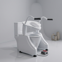 Lève-siège de toilette motorisé avec protection contre les surcharges pour personnes handicapées et seniors – Assistance pratique pour les centres de soins