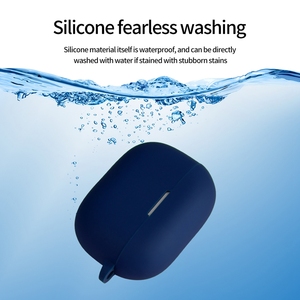 2023 nueva llegada funda protectora completa de silicona suave para auriculares con gancho para <span class=keywords><strong>OPPO</strong></span> Realme <span class=keywords><strong>Buds</strong></span> T300 Air5 - Product Image 4