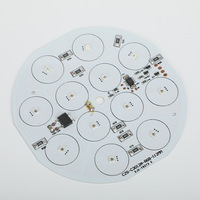 Carte de circuit imprimé en aluminium sur mesure OEM/ODM pour l'électronique intelligente, simple/double couche, MCPCB avec fichier Gerber, conception de circuit personnalisée