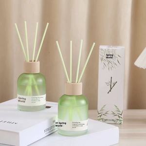 Jaxce Ensembles <span class=keywords><strong>de</strong></span> diffuseurs <span class=keywords><strong>de</strong></span> roseaux d'aromathérapie longue durée Encens d'huile essentielle Maison Chambre Salle <span class=keywords><strong>de</strong></span> bain Jardin Récipient en verre Alcool - Product Image 3