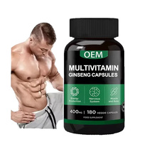 Capsules de prise de poids OEM Pilules de ginseng Complément sportif Multivitamines Capsules de ginseng