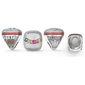 2025 Custom Football <b>Basketball</b> Sports Usssa Baseball Championship Ring - Product Image 4