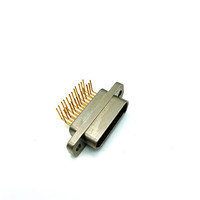 Connecteur Micro-d en alliage d'aluminium plaqué or de haute qualité à prix abordable, mâle/femelle, 9-20 broches