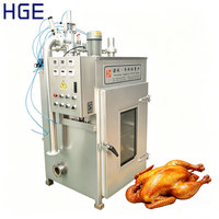 Fumoir commercial en acier inoxydable 304, robuste, pour saucisses et poisson, avec moteur, contrôle automatique de la température, haute efficacité