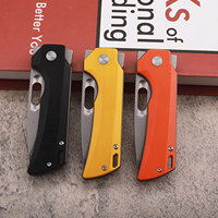Couteau pliant à manche en acier G10 14C28N, couteau de poche de pêche EDC de survie en plein air à haute dureté