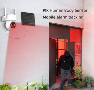 Cámara de Seguridad WiFi para el Hogar ICSEE de 3MP CMOS con Panel Solar, PTZ, IP66 Impermeable, Compatible con <span class=keywords><strong>Alexa</strong></span>/<span class=keywords><strong>Echo</strong></span> <span class=keywords><strong>Show</strong></span> - Product Image 2