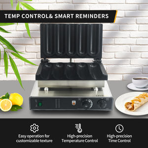 Machine à gaufres électrique professionnelle en <span class=keywords><strong>acier</strong></span> inoxydable pour wraps de poulet au New-Mexique, barbecue et burritos - Product Image 4