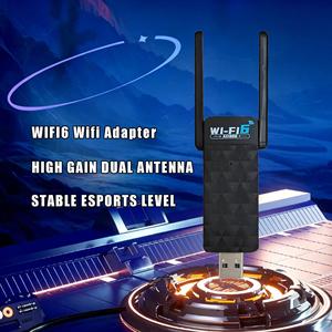 IFA01 ขายดี BT5.3 Wi-Fi Dongle อะแดปเตอร์ USB Wifi ขนาดเล็ก อะแดปเตอร์ไร้สาย WIFI6 แบบ Dual-Band Gigabit 5.8G เสาอากาศ 2DBi สำหรับแล็ปท็อป - Product Image 5